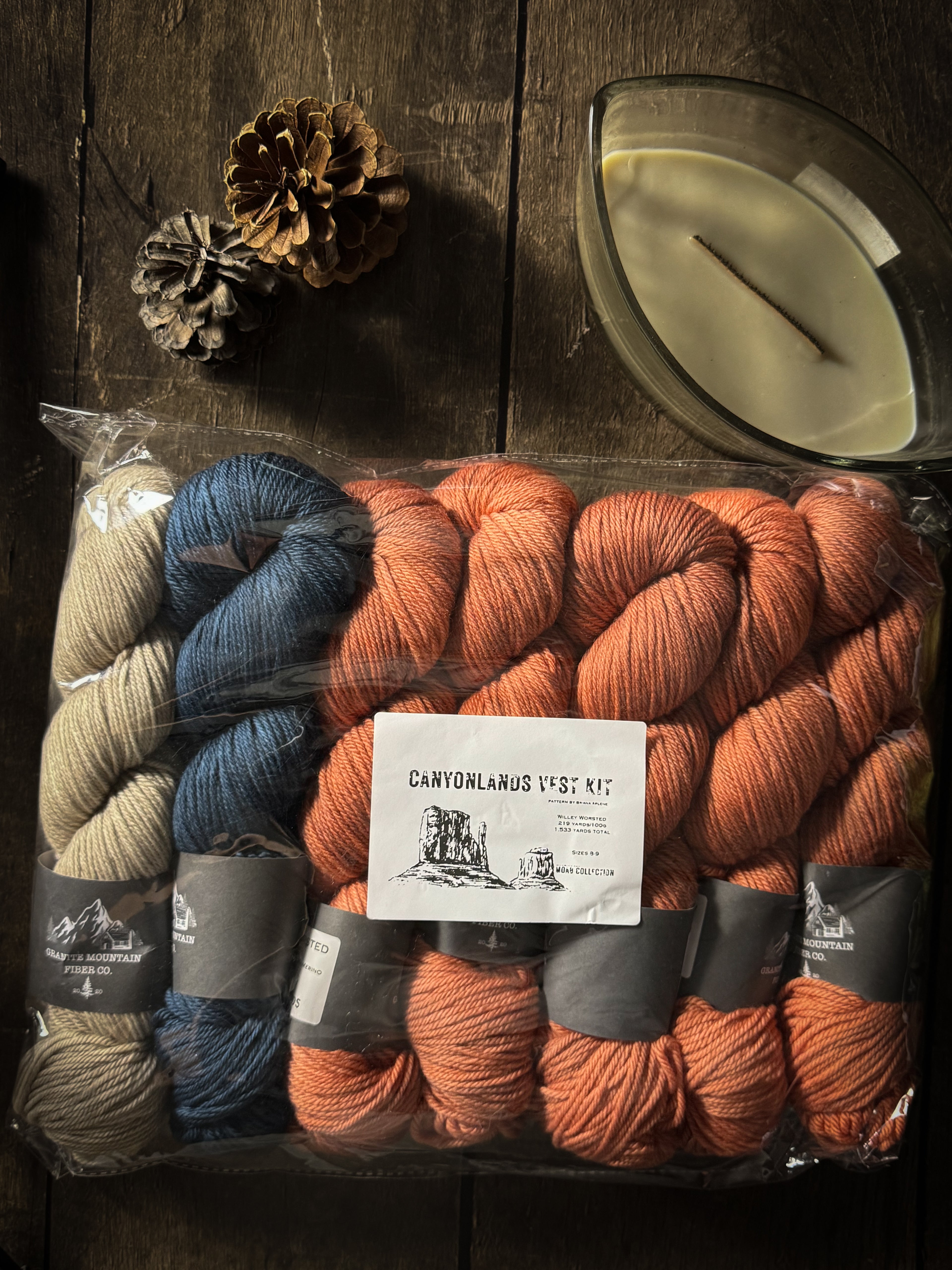 Canyonlands Vest Kit Willey Worsted