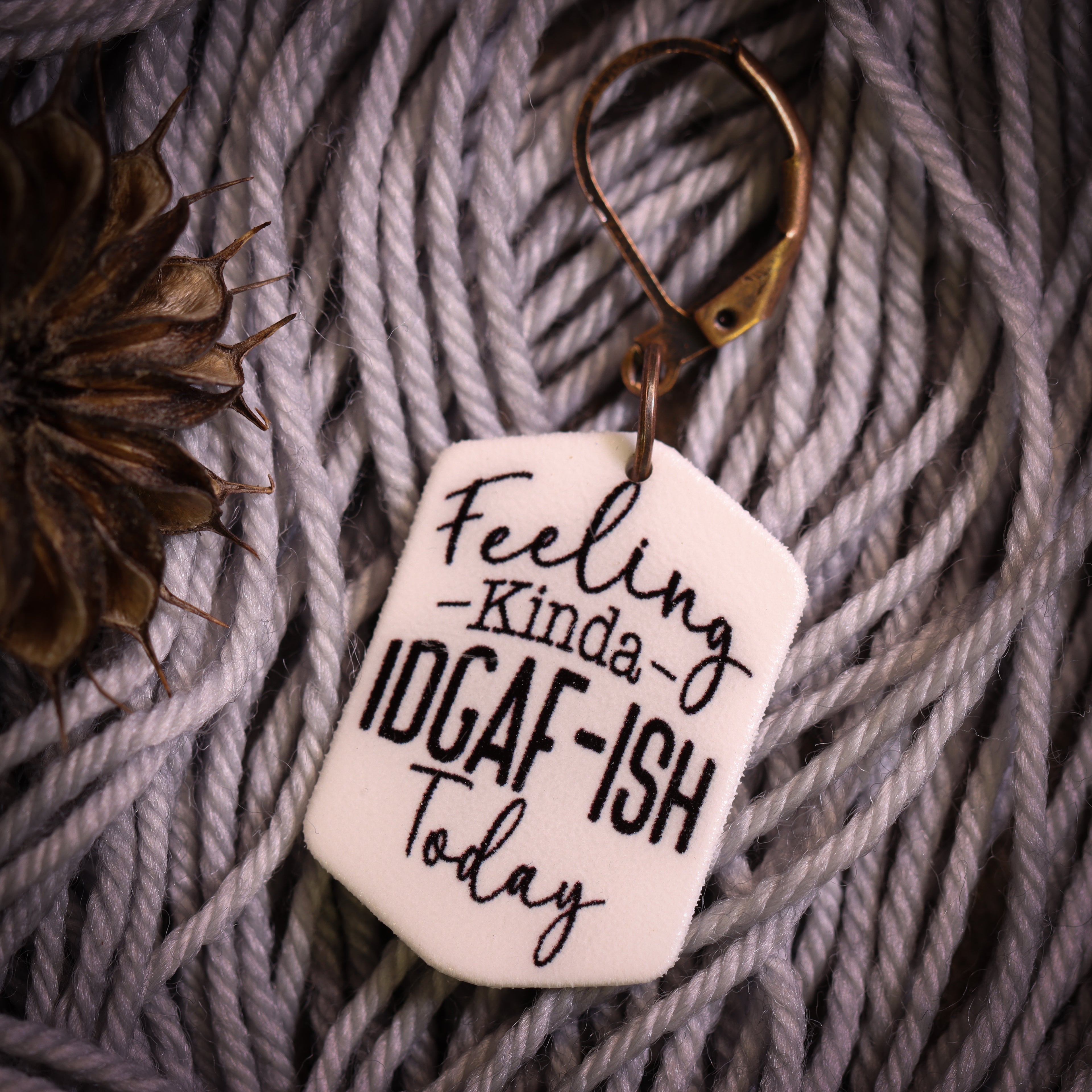 Feeling Kinda IDGAF-ISH Today Stitch Marker