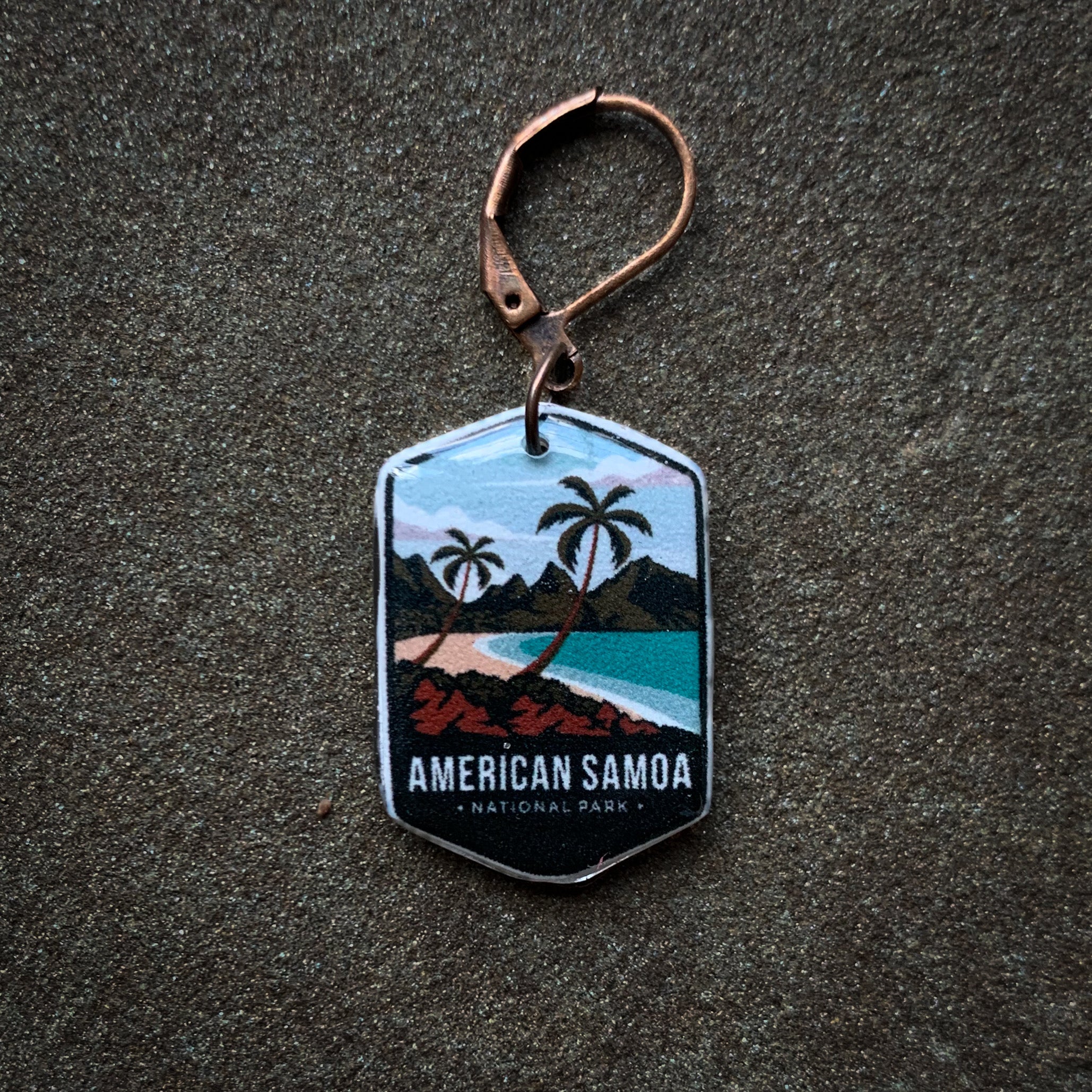 American Samoa NPS Stitch Marker