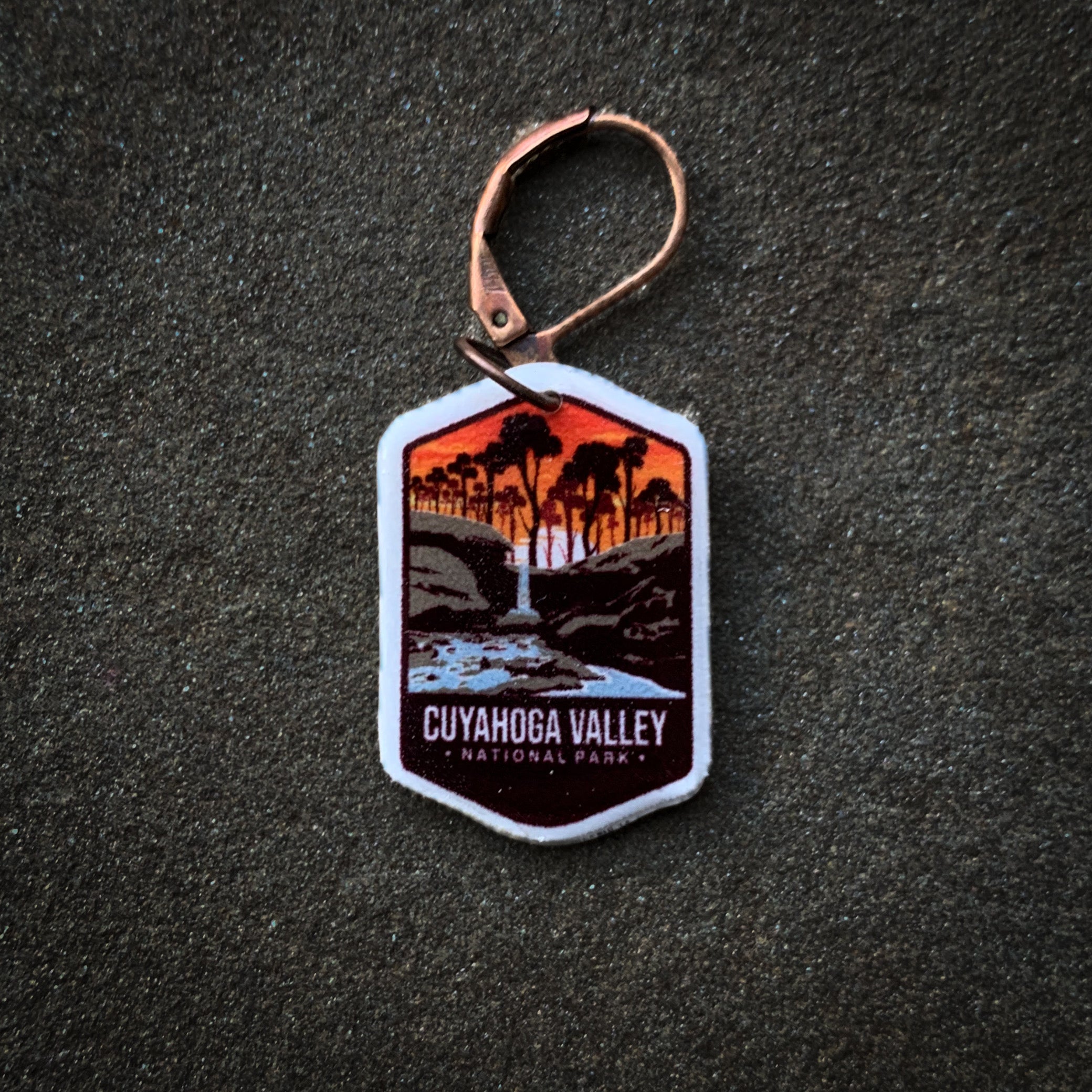 Cuyahoga Valley Stitch Marker