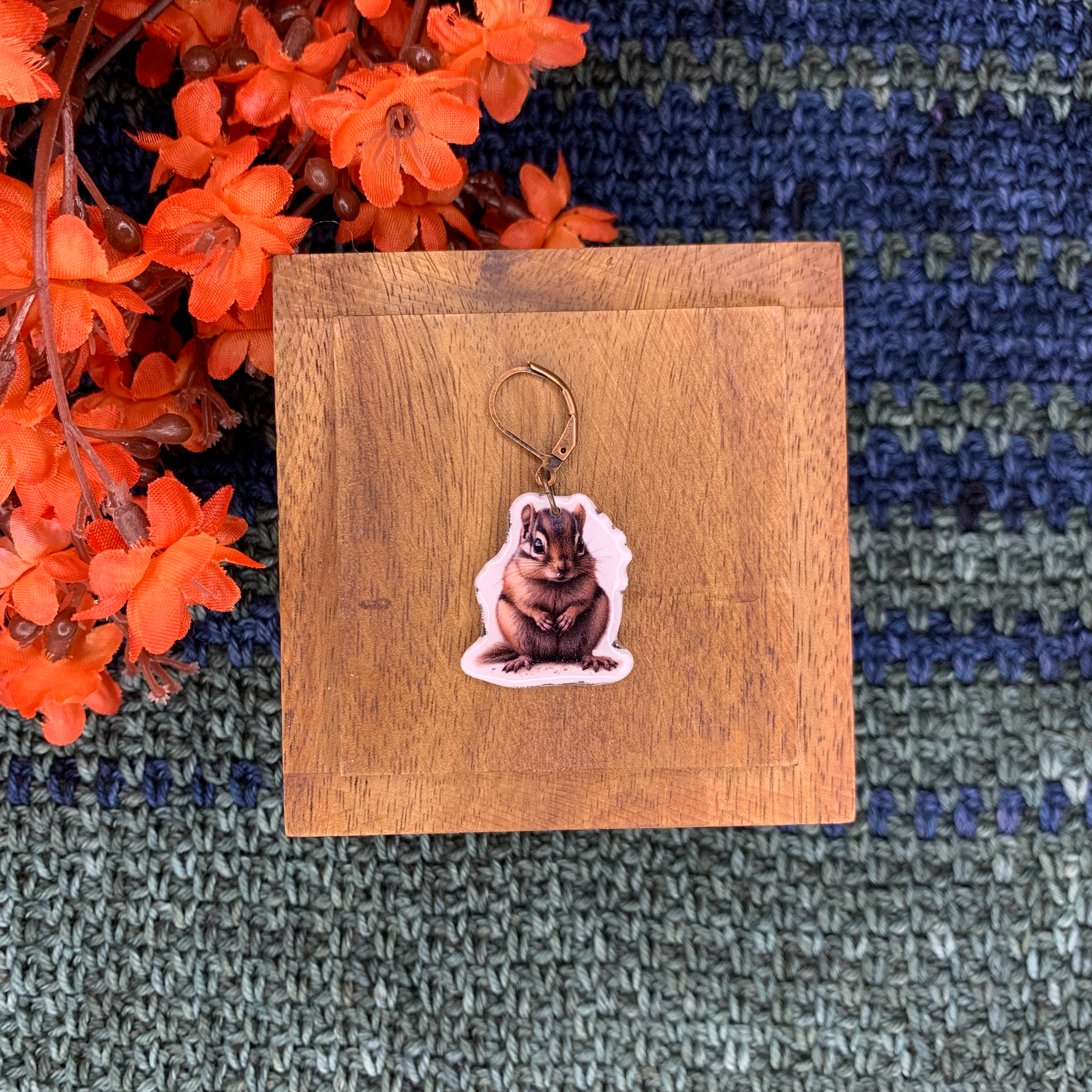 Chipmunk Stitch Marker