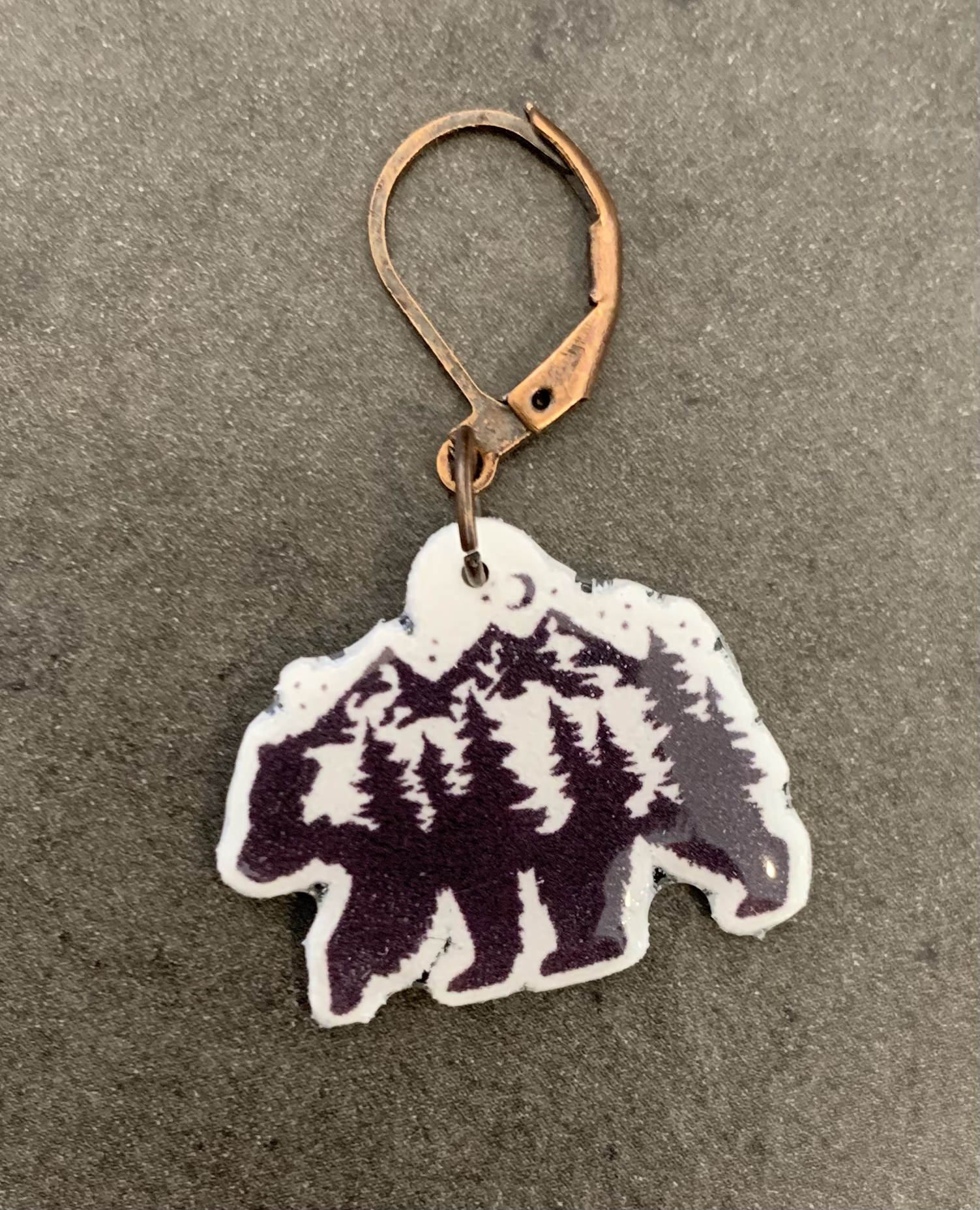 Forest Bear Stitch Marker