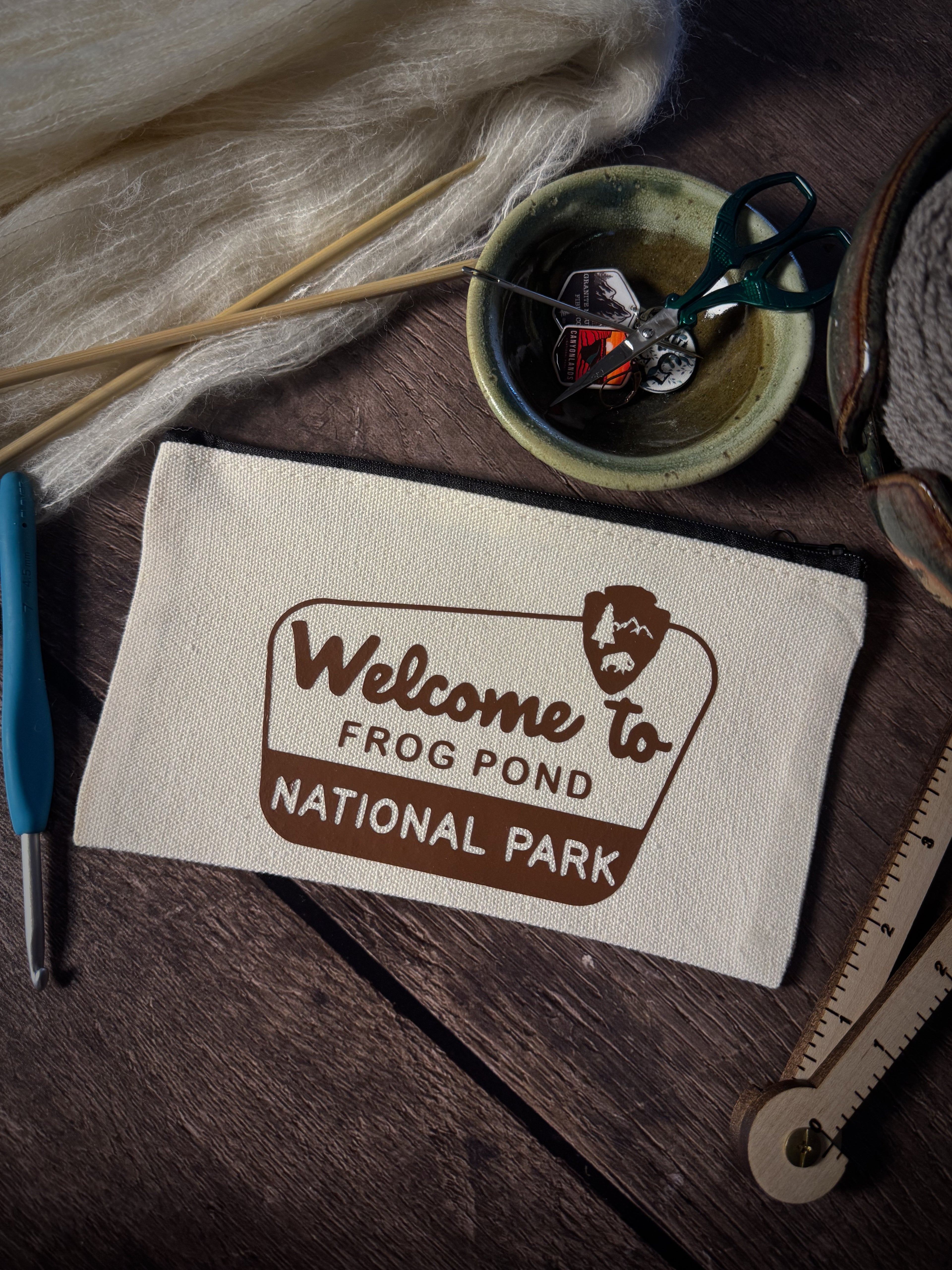 Frog Pond National Park Notions Pouch