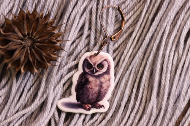 Owl Stitch Marker