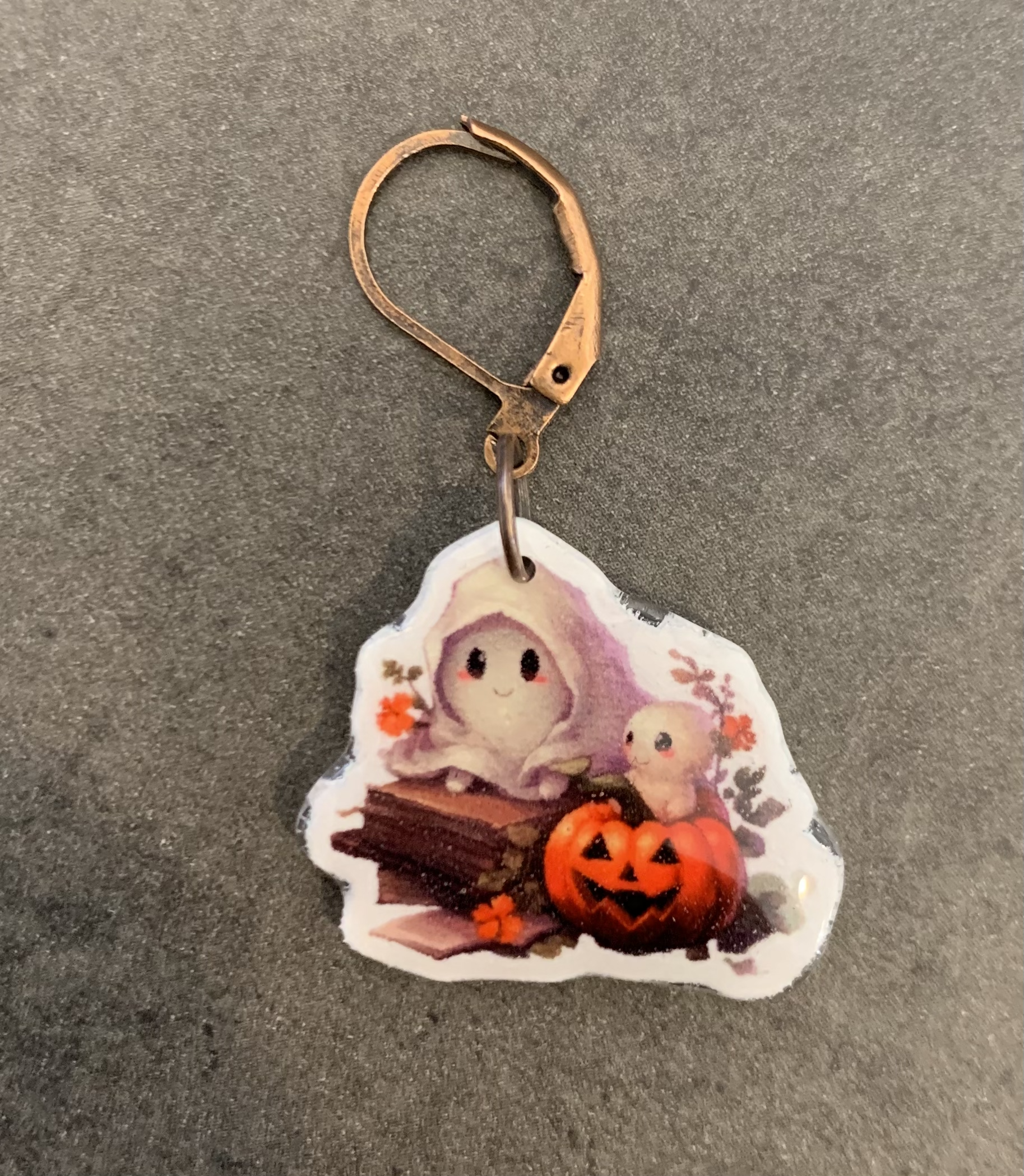 Ghost Book Stitch Marker