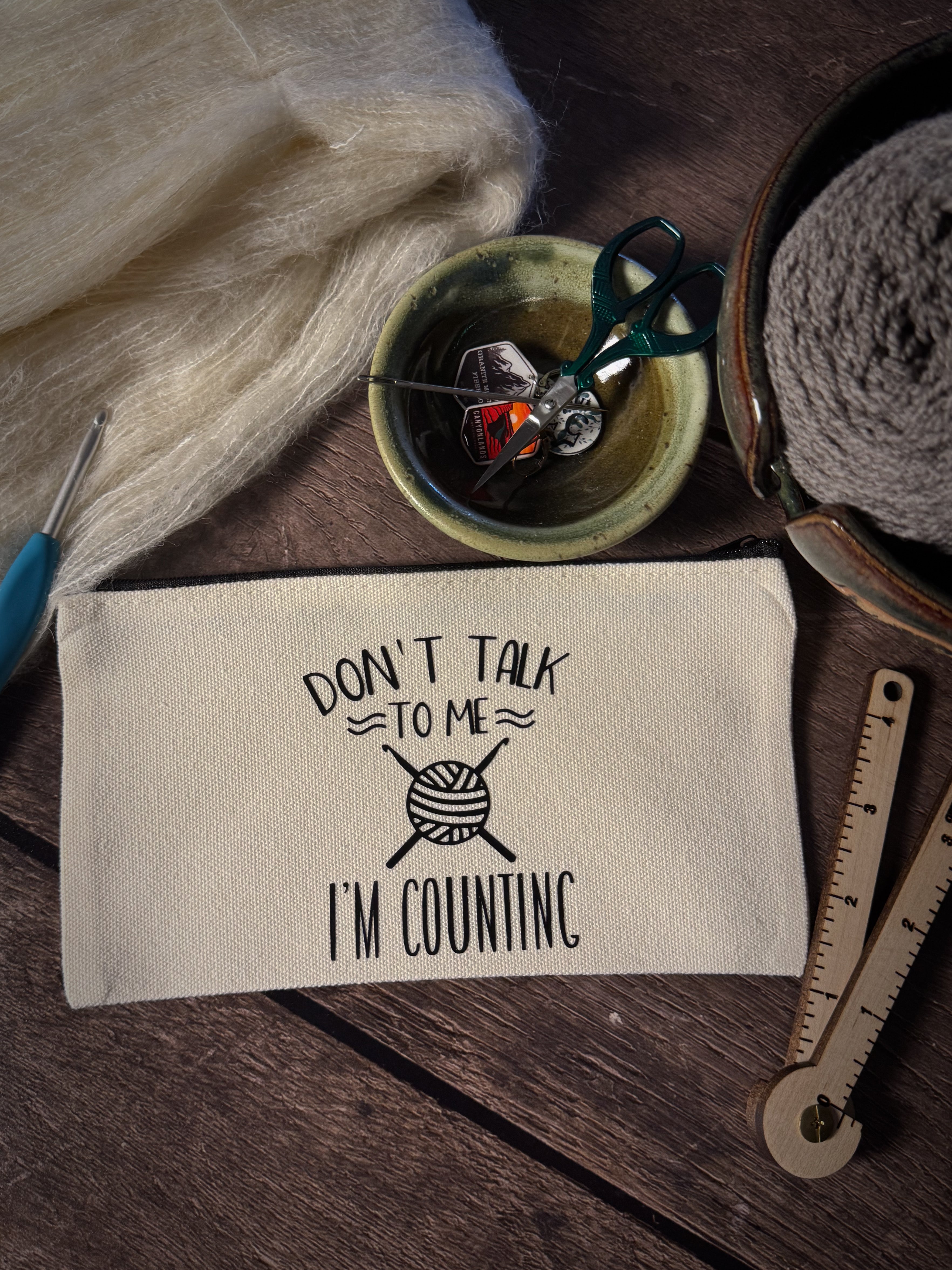 I'm Counting Notions Pouch