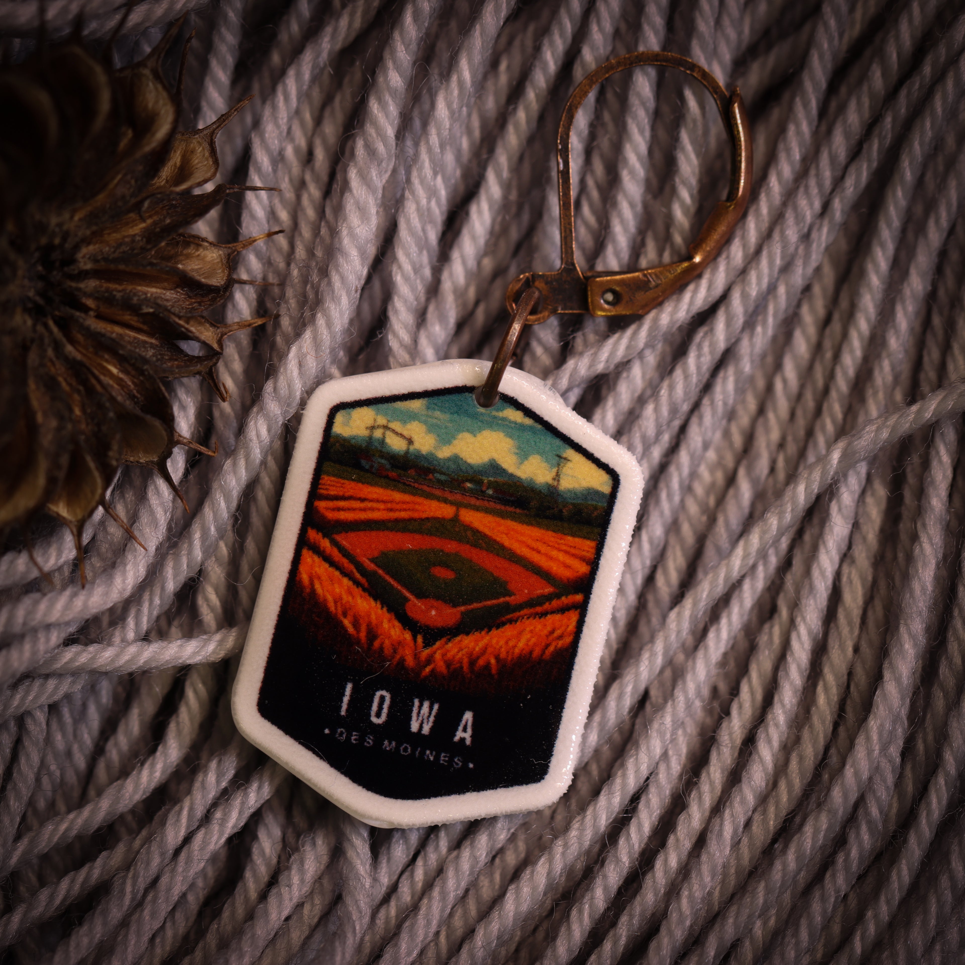 Iowa Stitch Marker