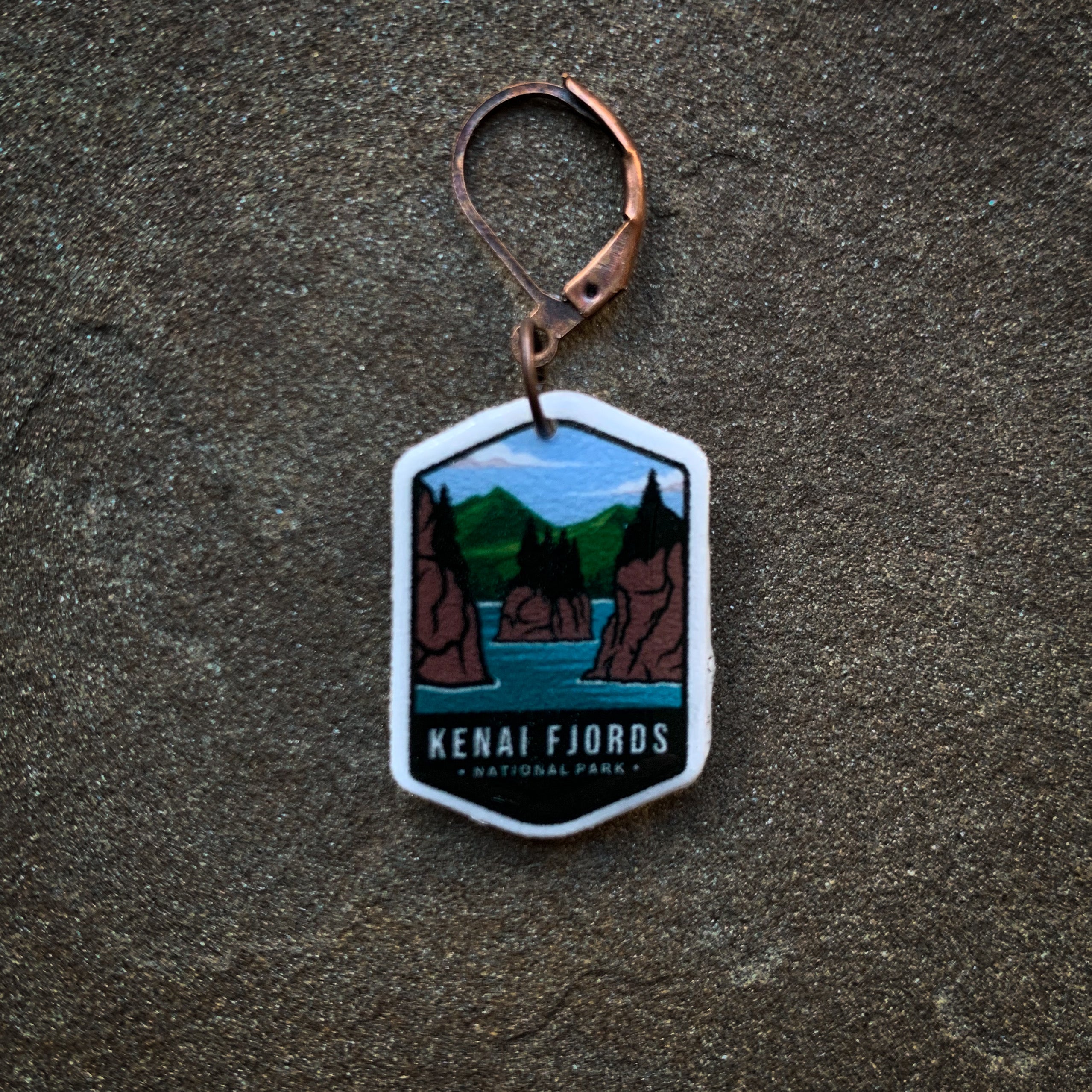Kenai Fjords NPS Stitch Marker