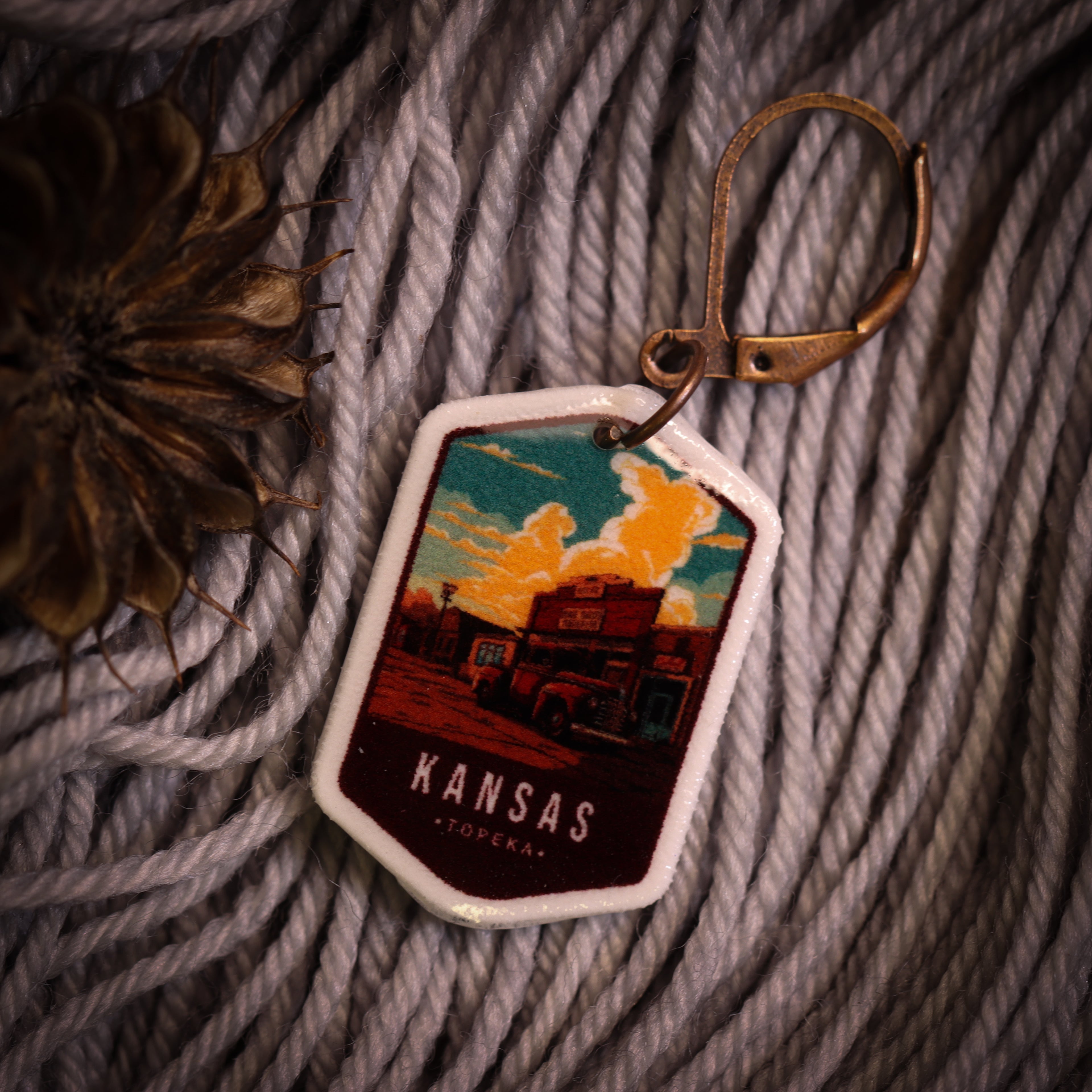 Kansas Stitch Marker