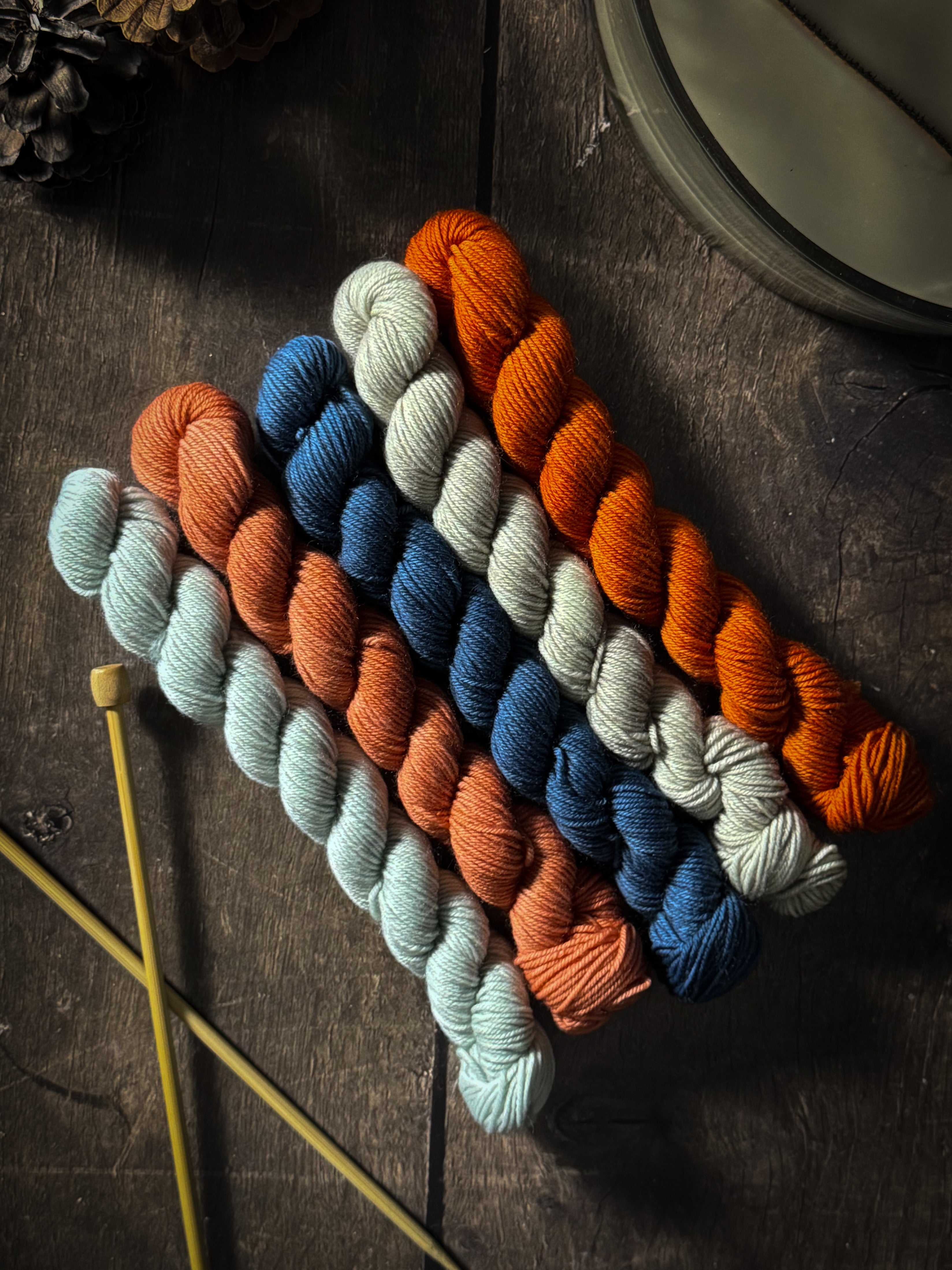 Dyed-To-Order Colebrook Fingering Mini Skeins