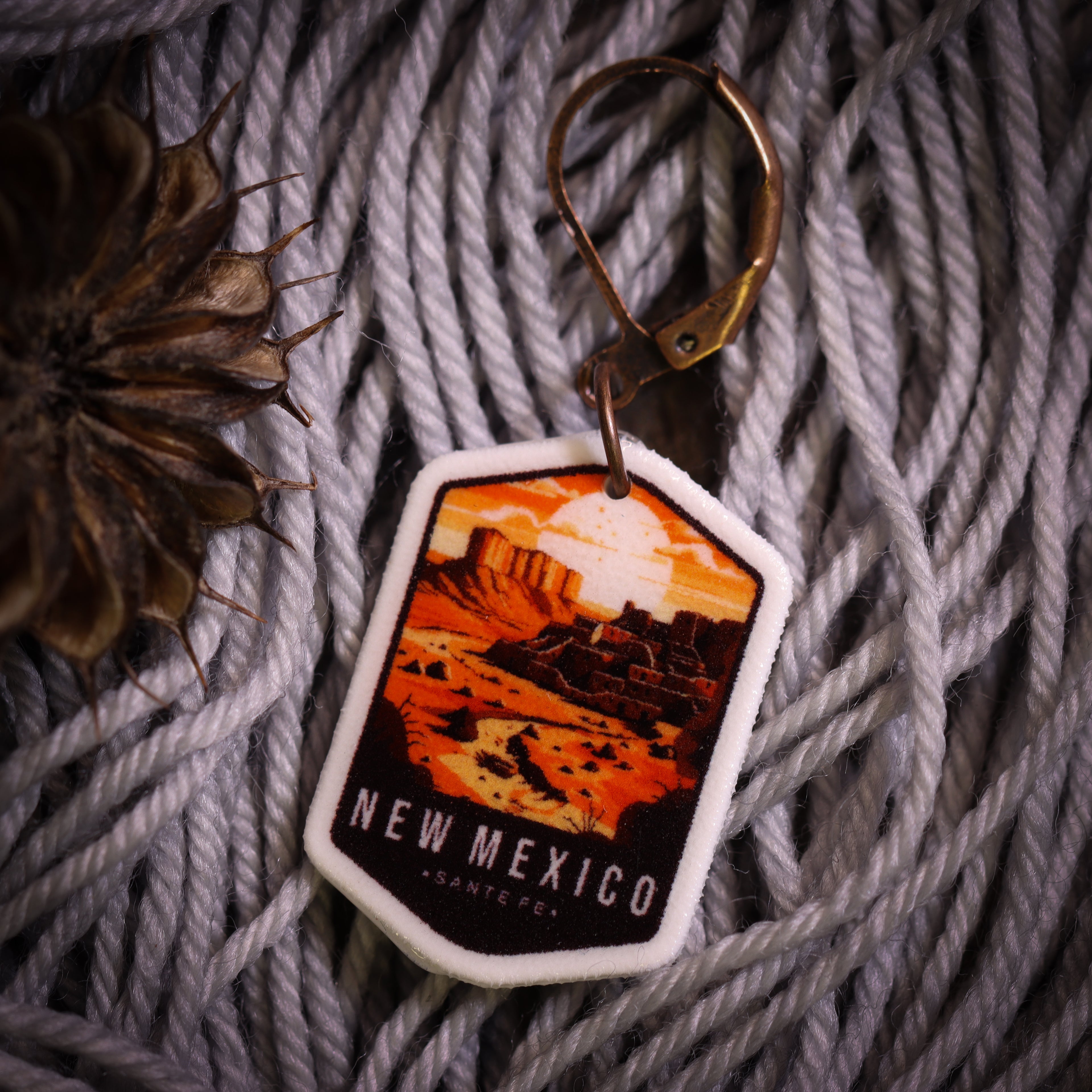 New Mexico Stitch Marker