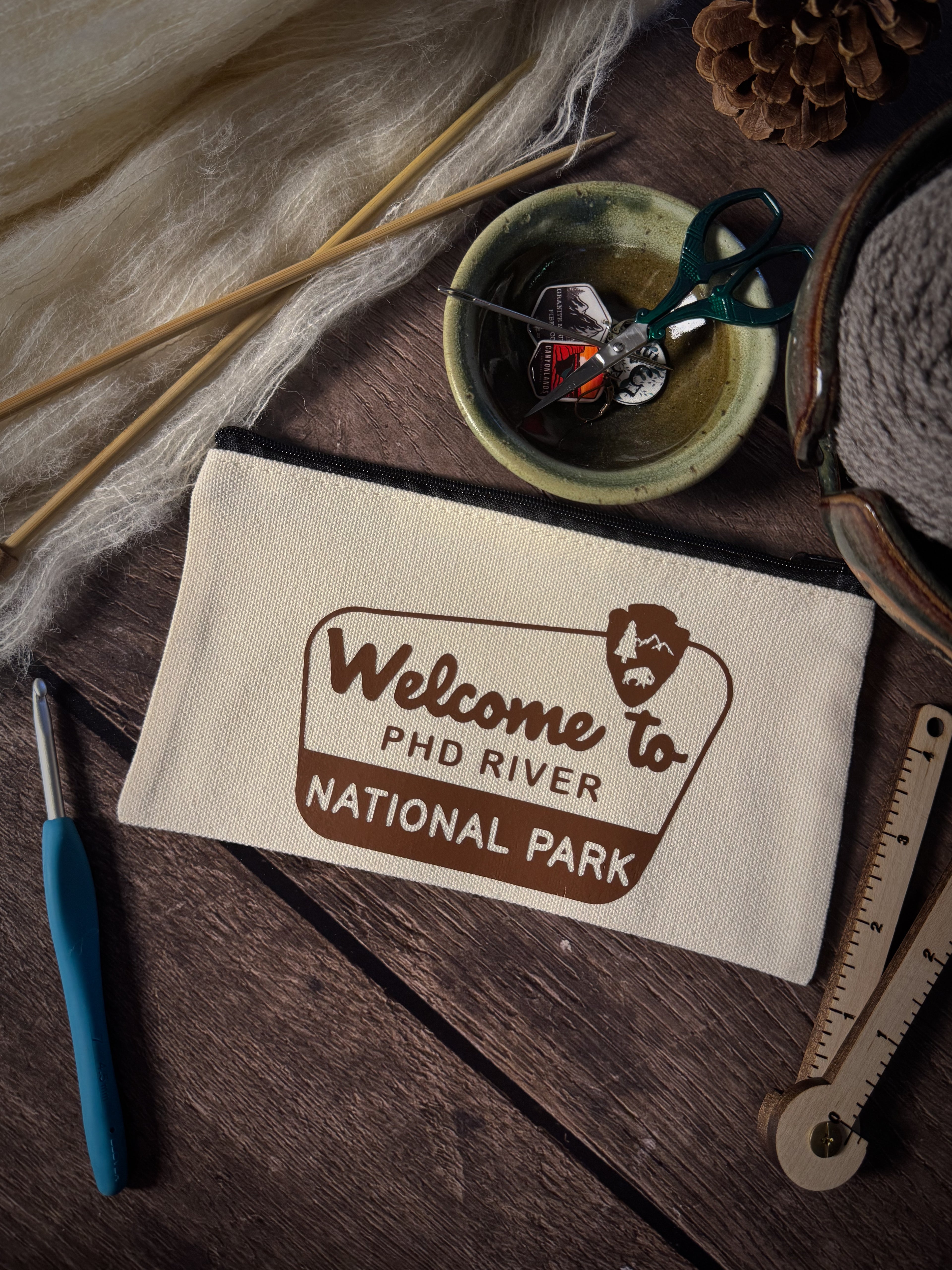 P.H.D. River National Park Notions Pouch