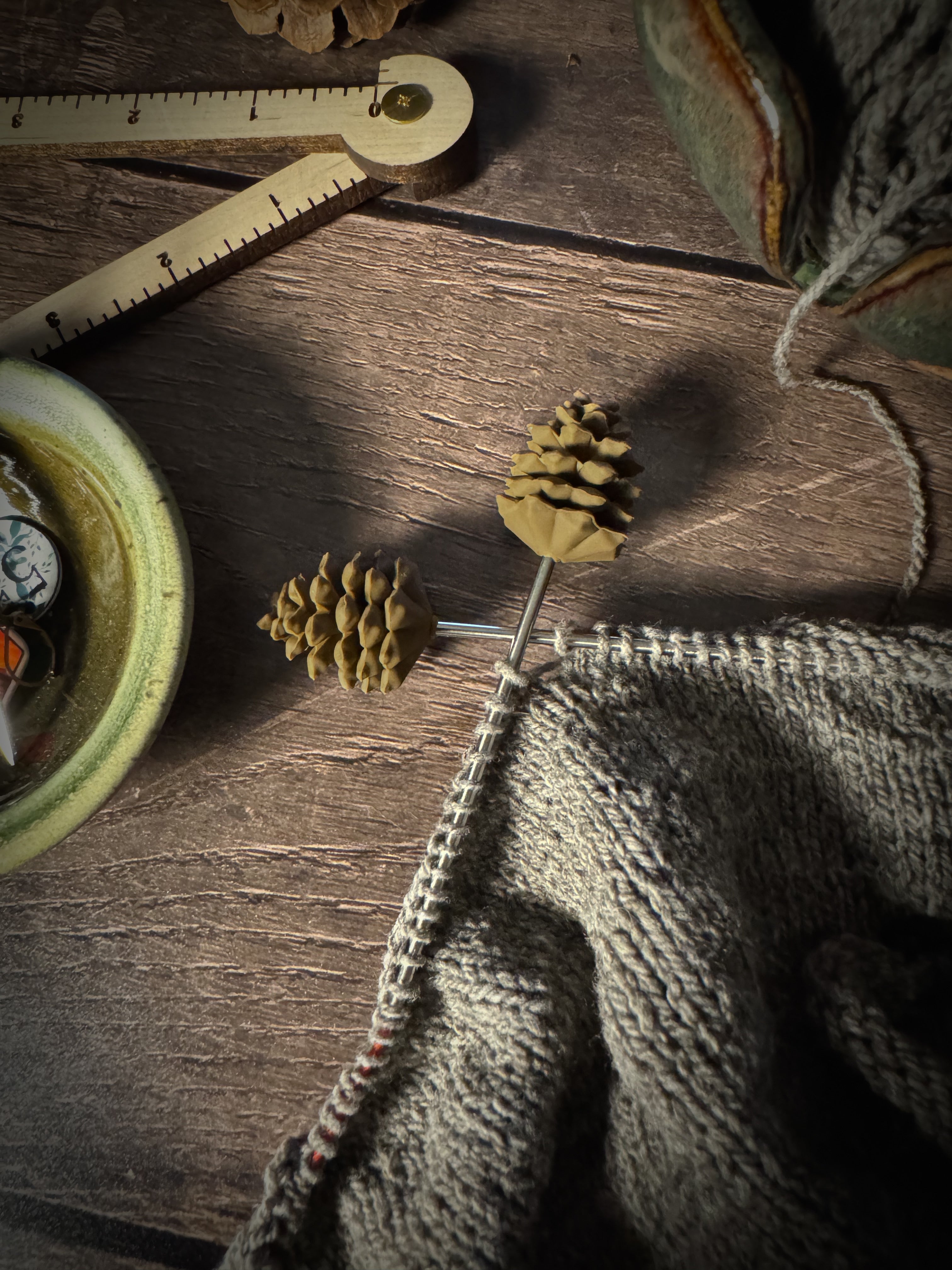 Pinecones Stitch Stoppers