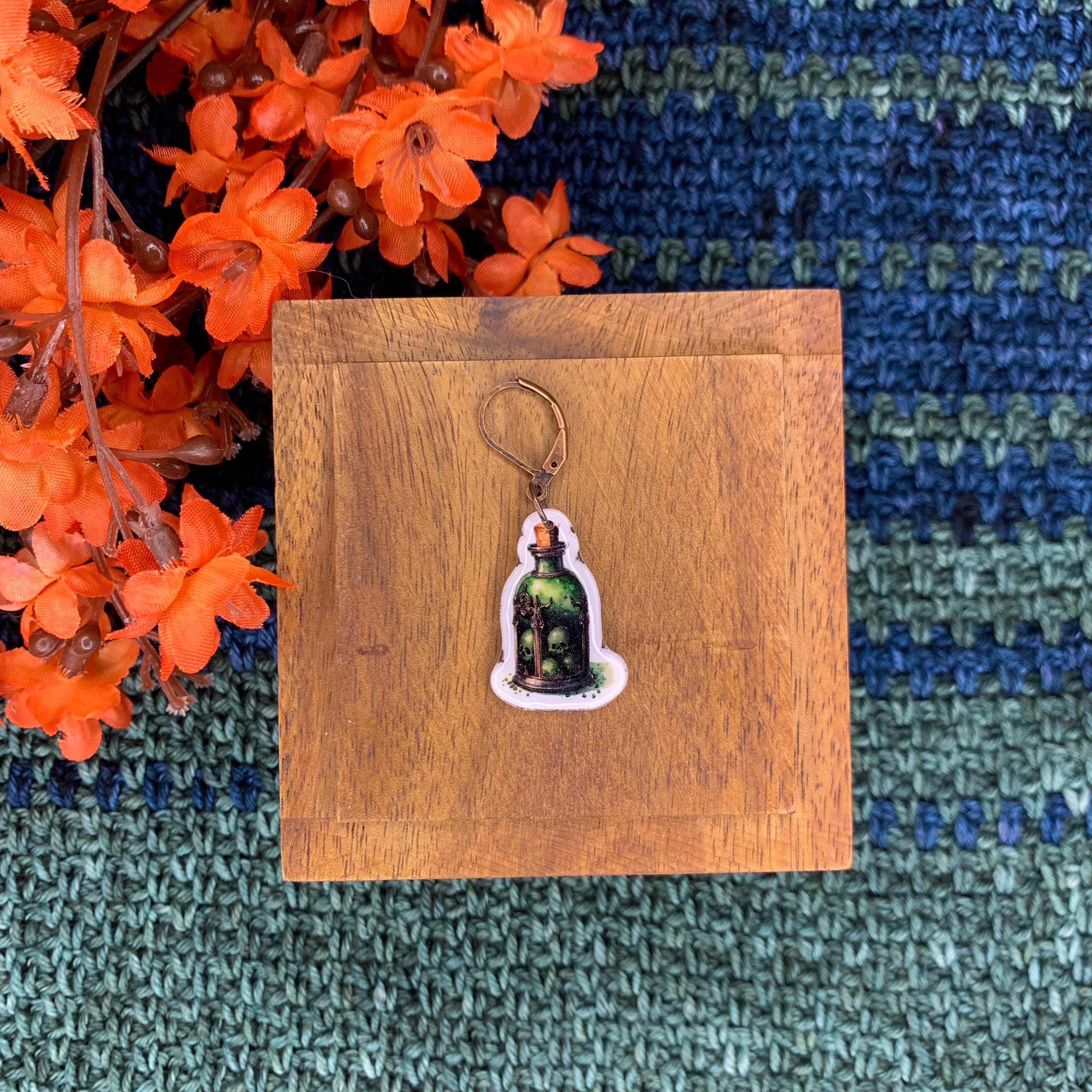 Poison Bottle Stitch Marker