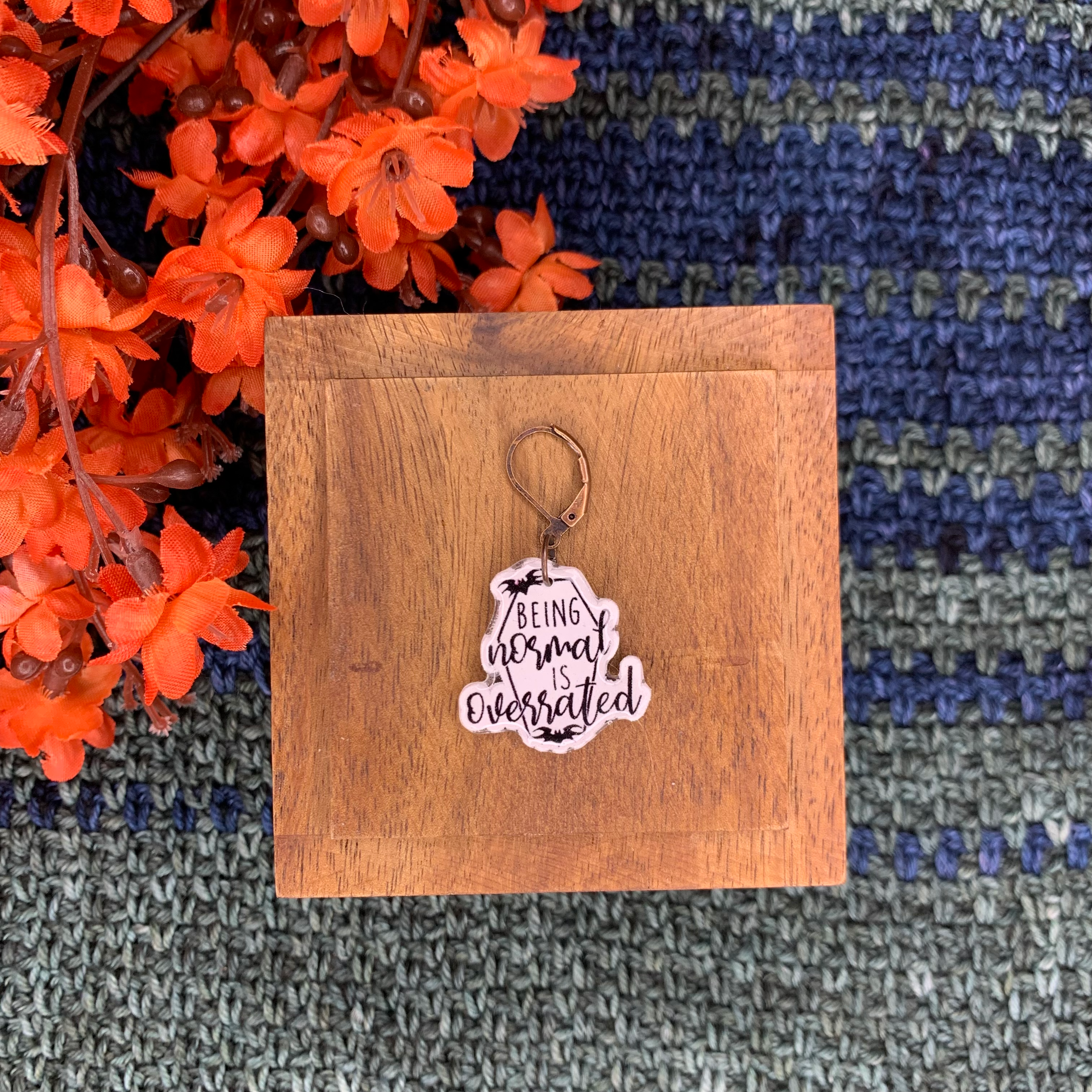 Never Trust the Living Stitch Marker