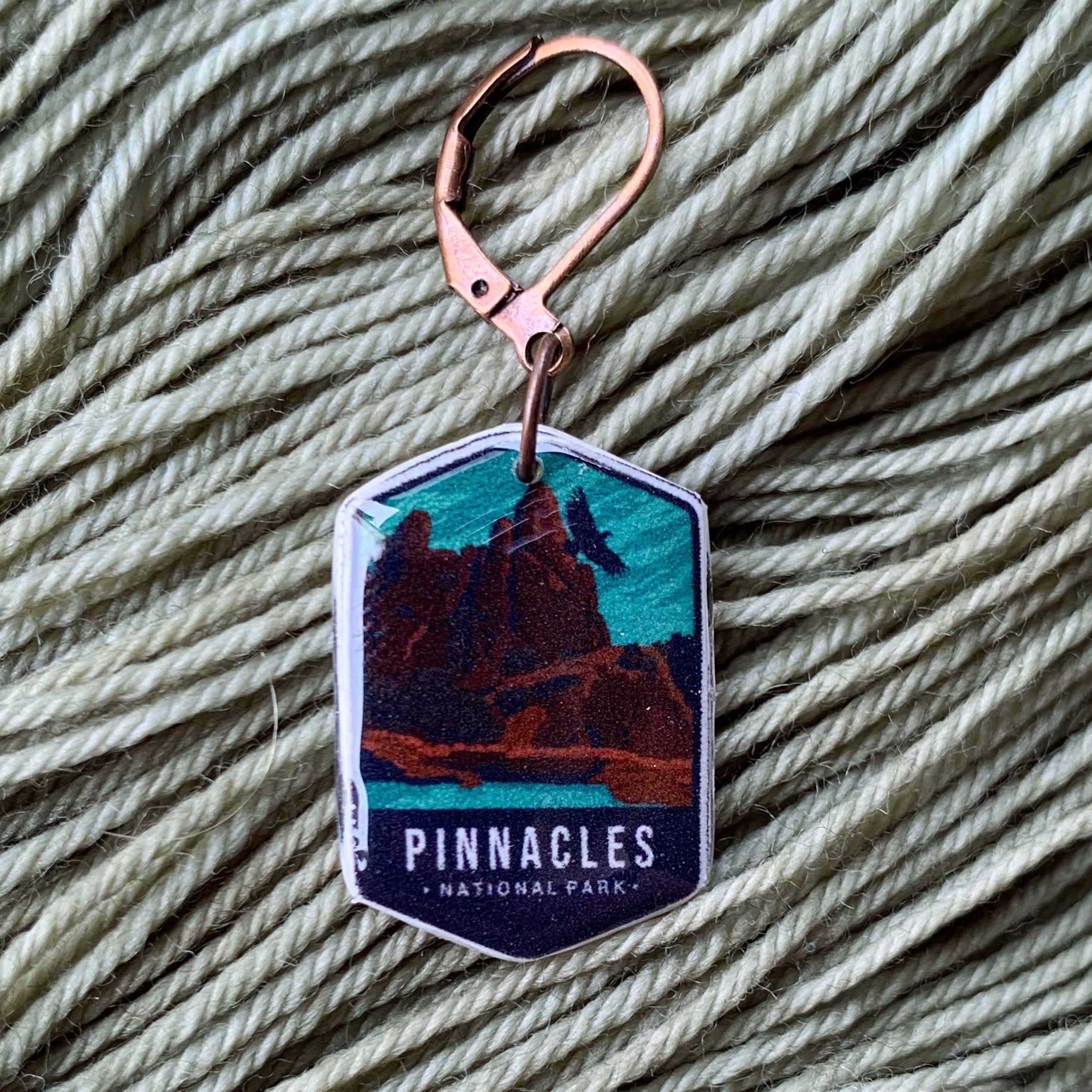 Pinnacles NPS Stitch Marker