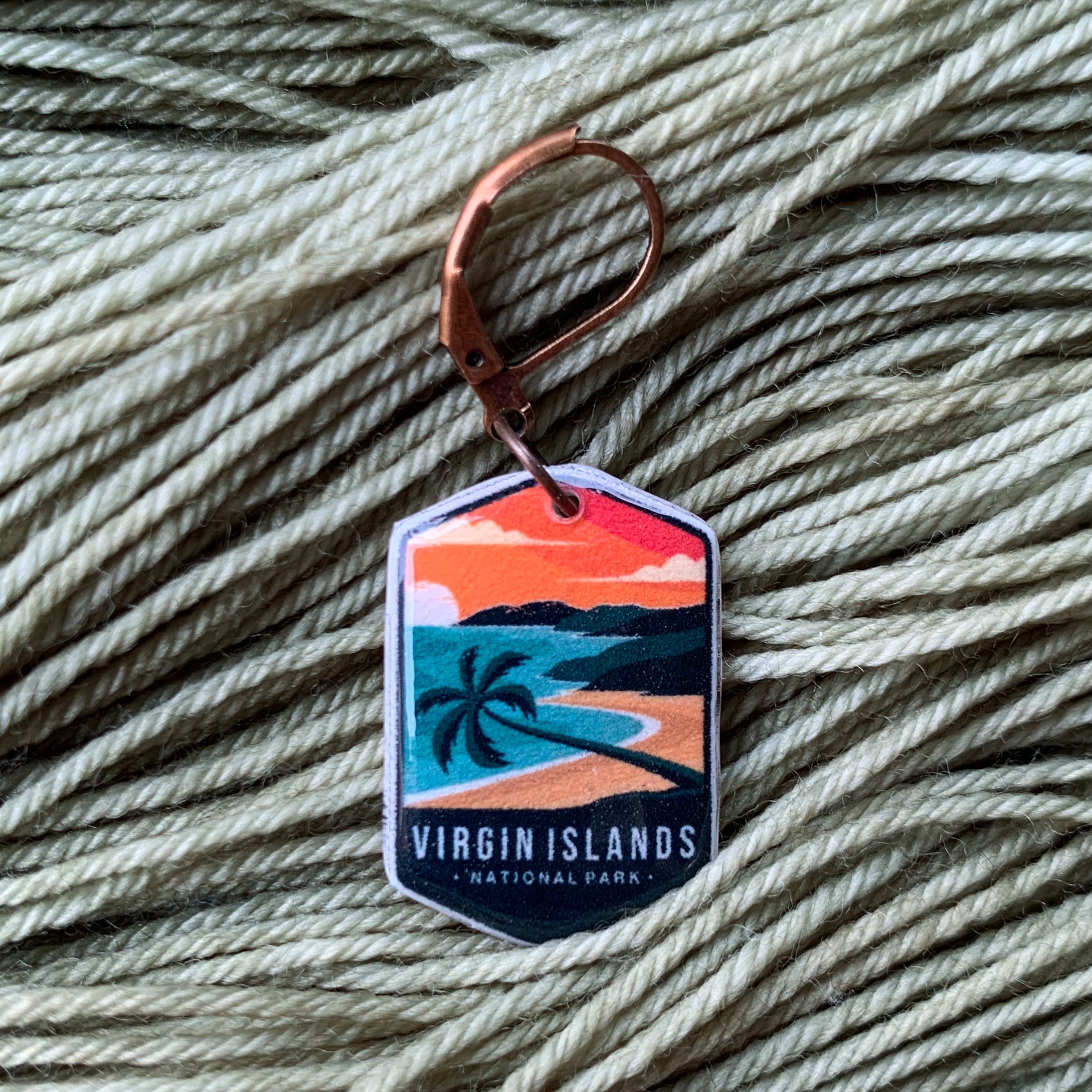 Virgin Islands National Park Stitch Marker