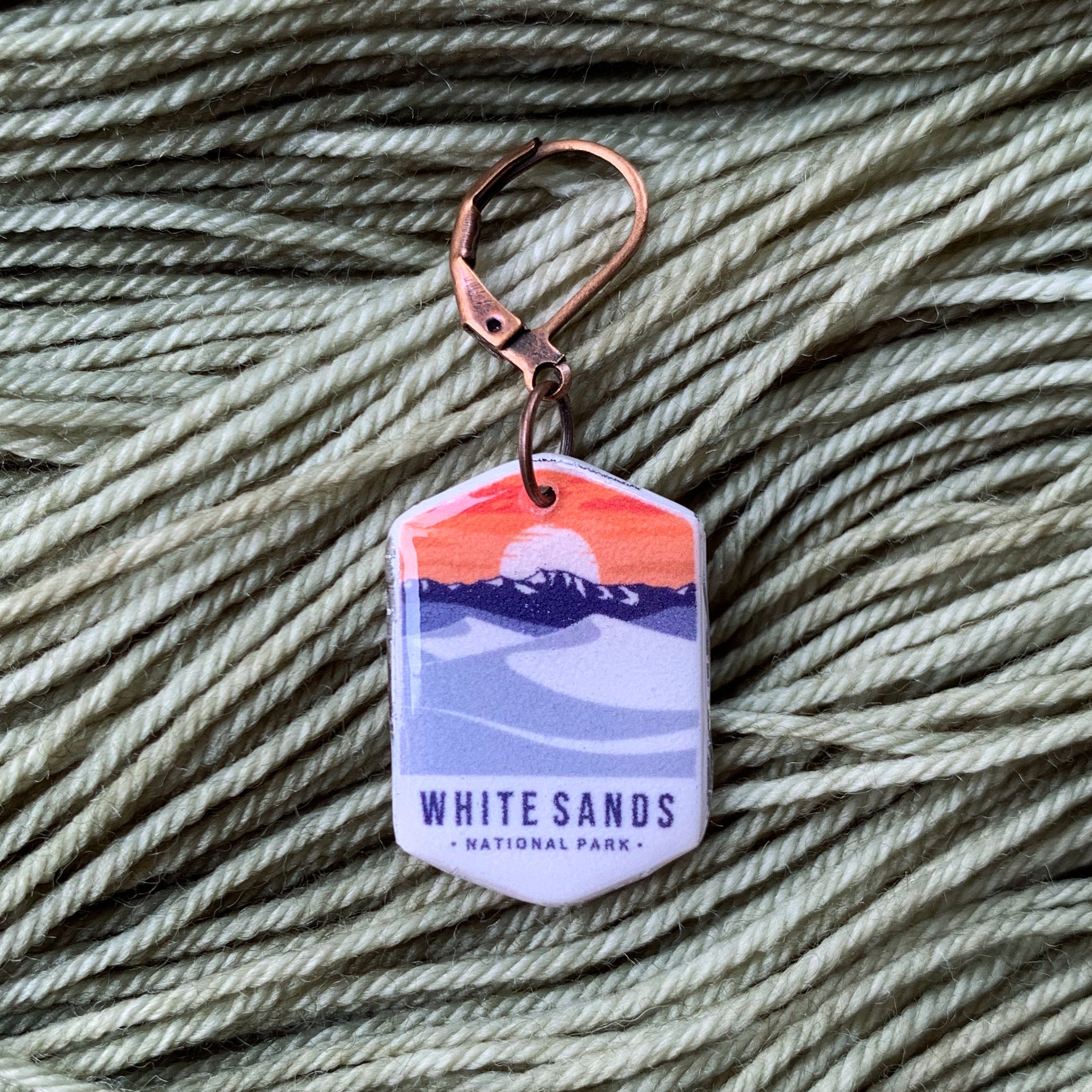 White Sands National Park Stitch Marker