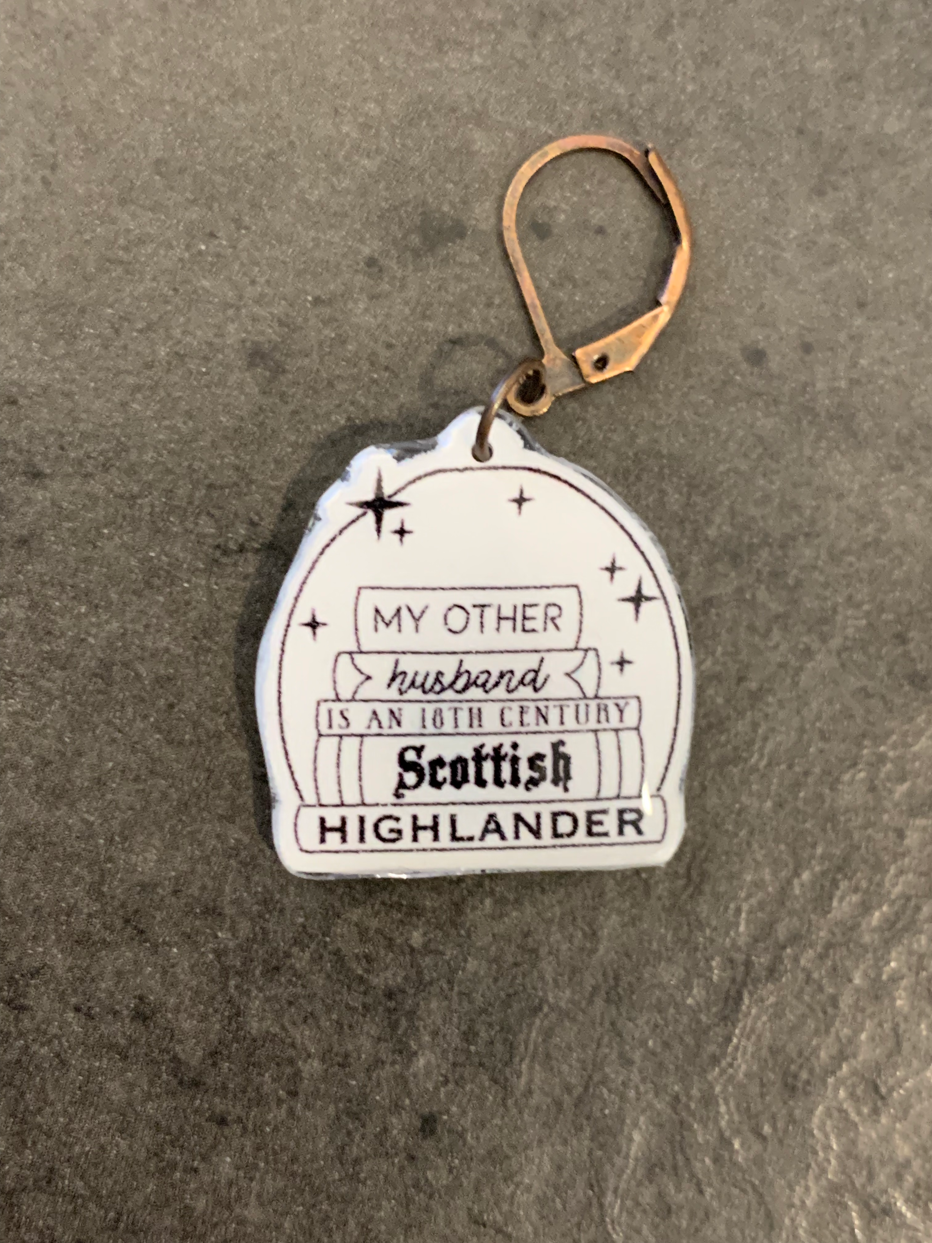 Scottish Highlander Stitch Marker