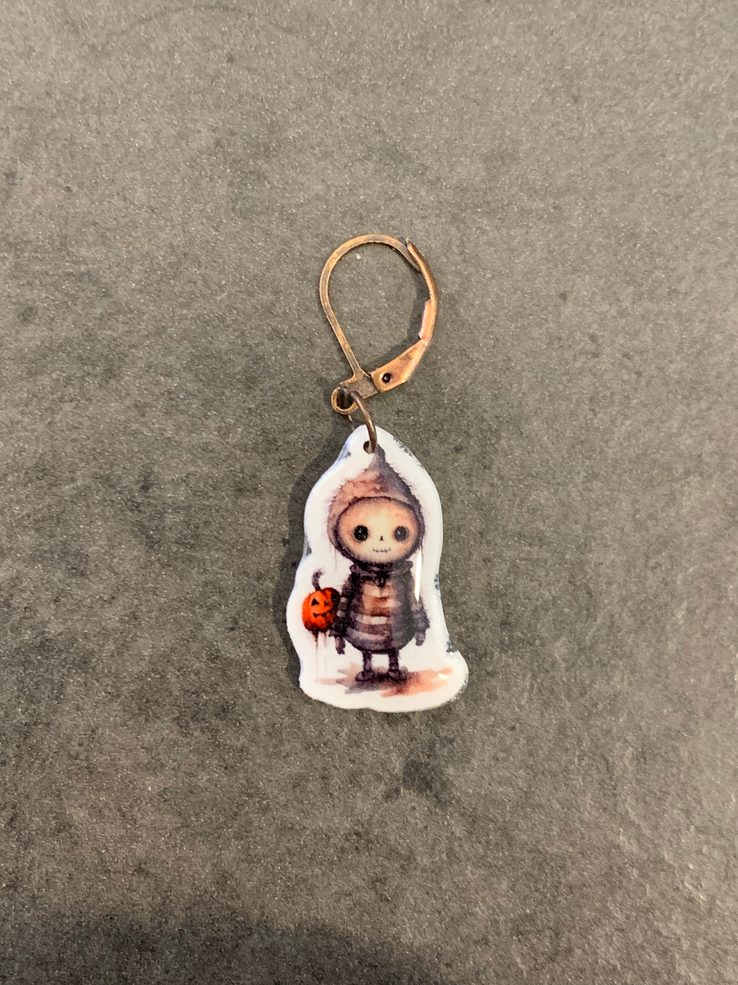 Skull Boy Stitch Marker