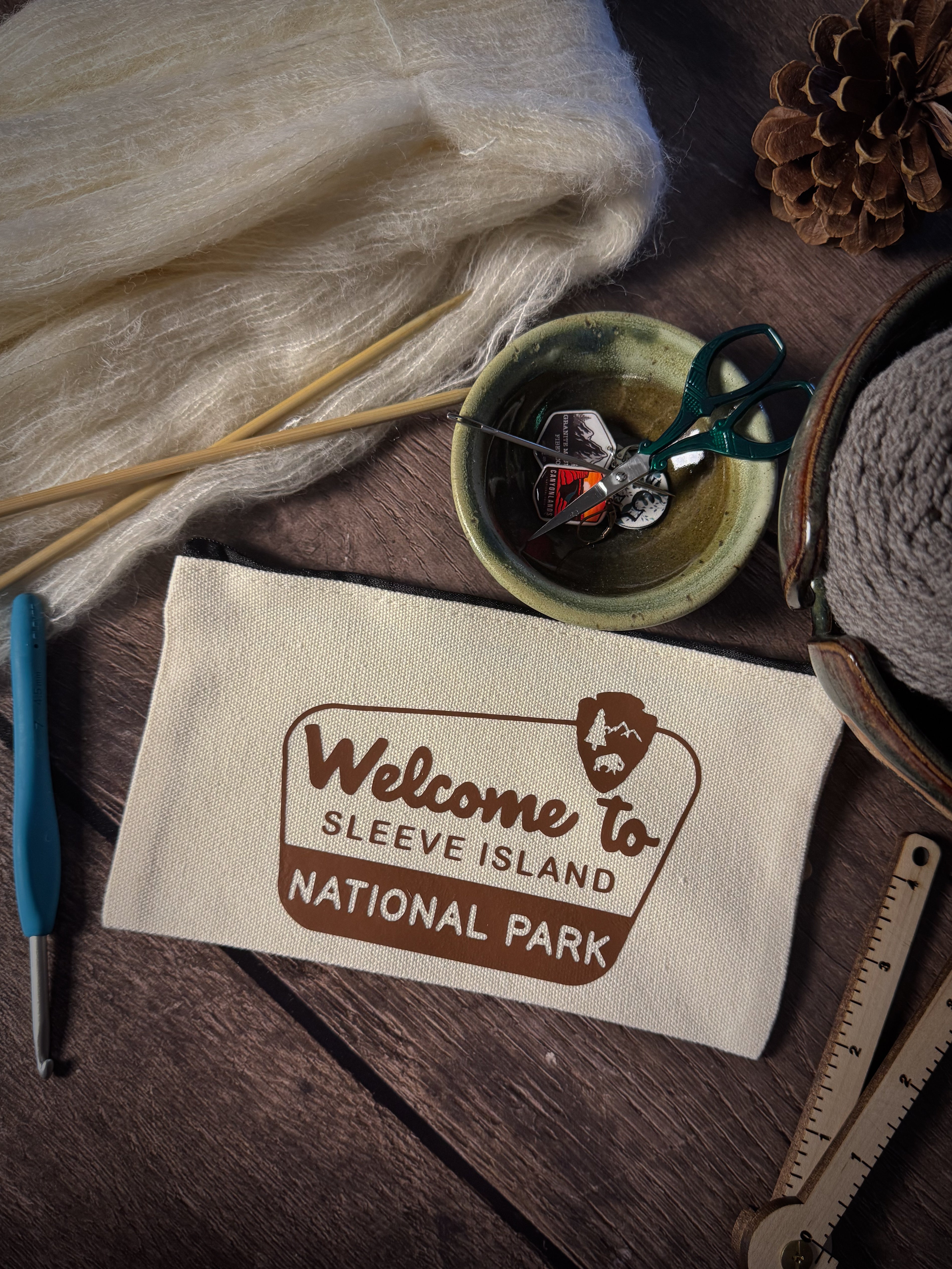 Sleeve Island National Park Notions Pouch