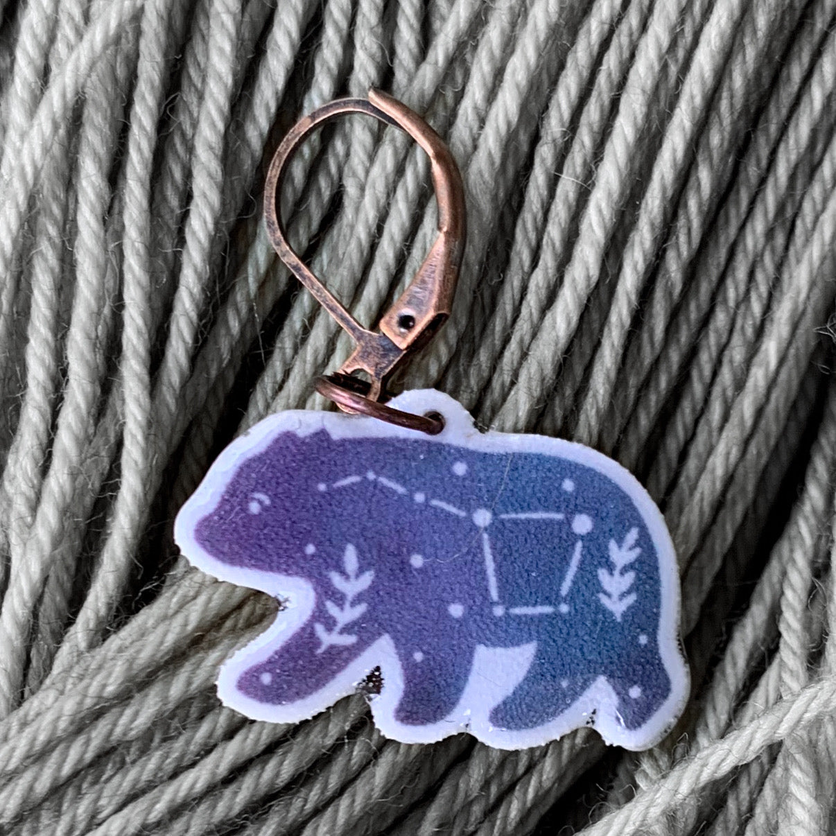 Space Bear Stitch Marker