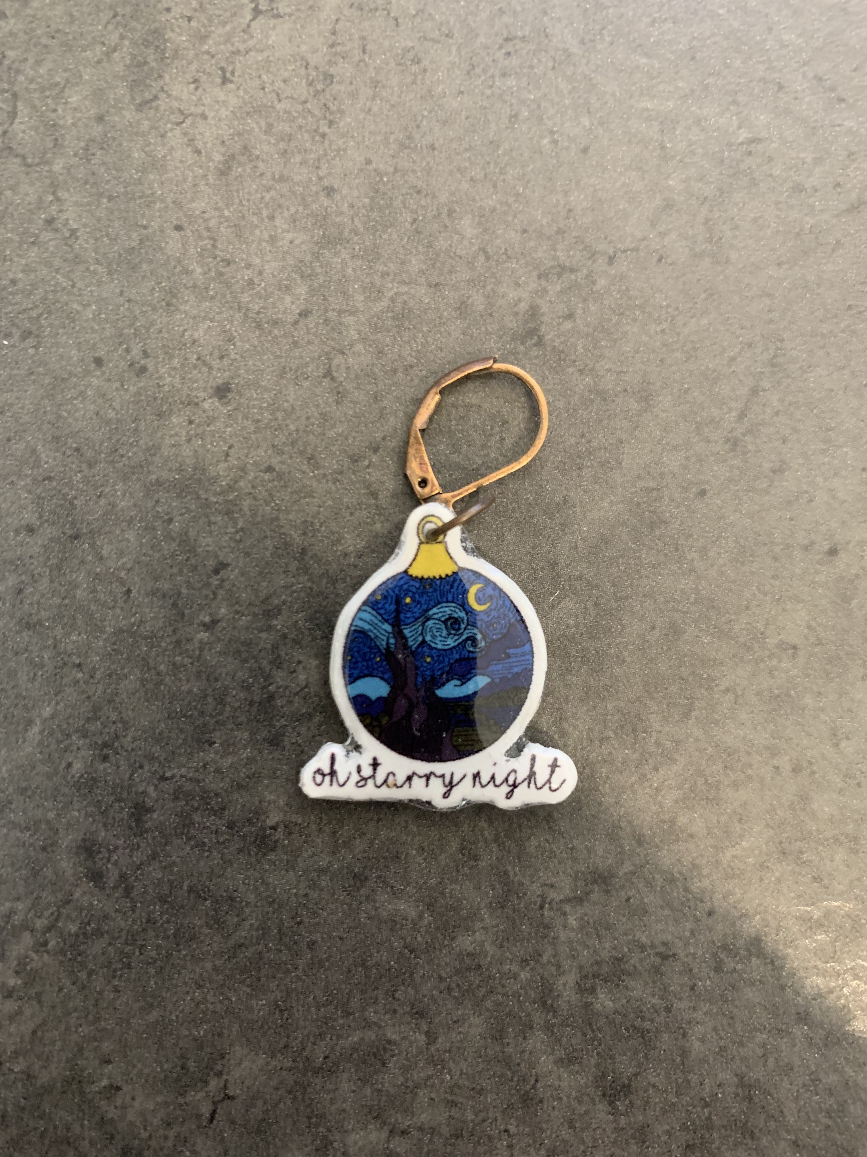 Starry Night Stitch Marker