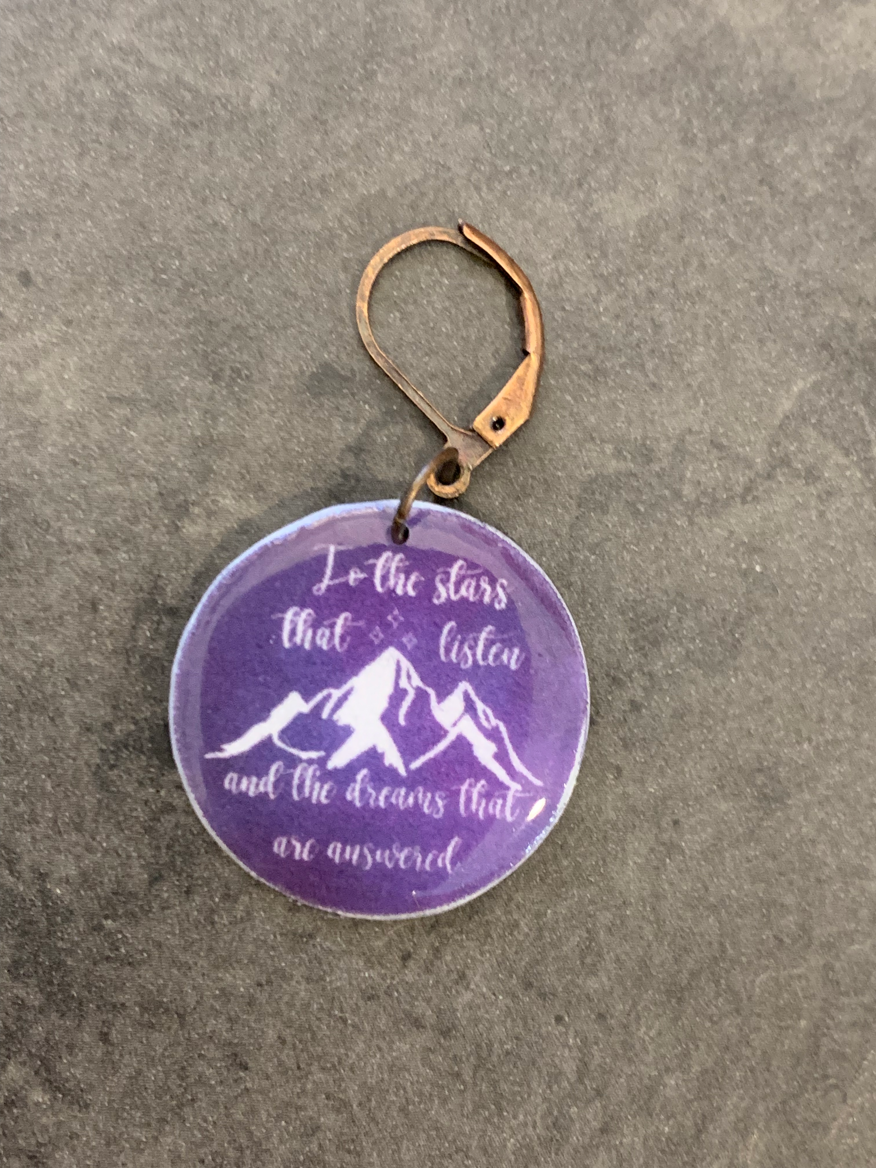 To the Stars Who Listen Stitch Marker