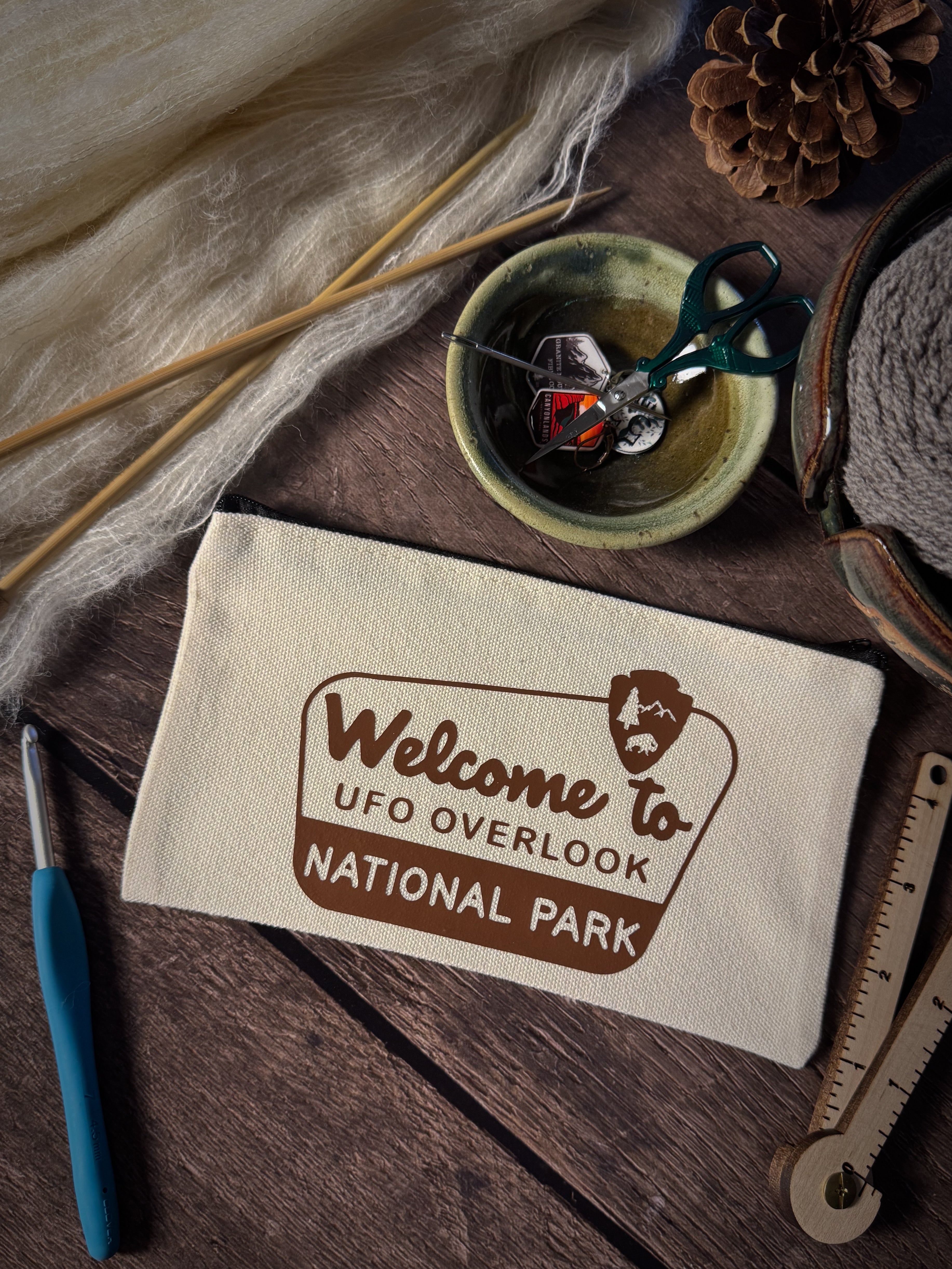 U.F.O Overlook National Park Notions Pouch