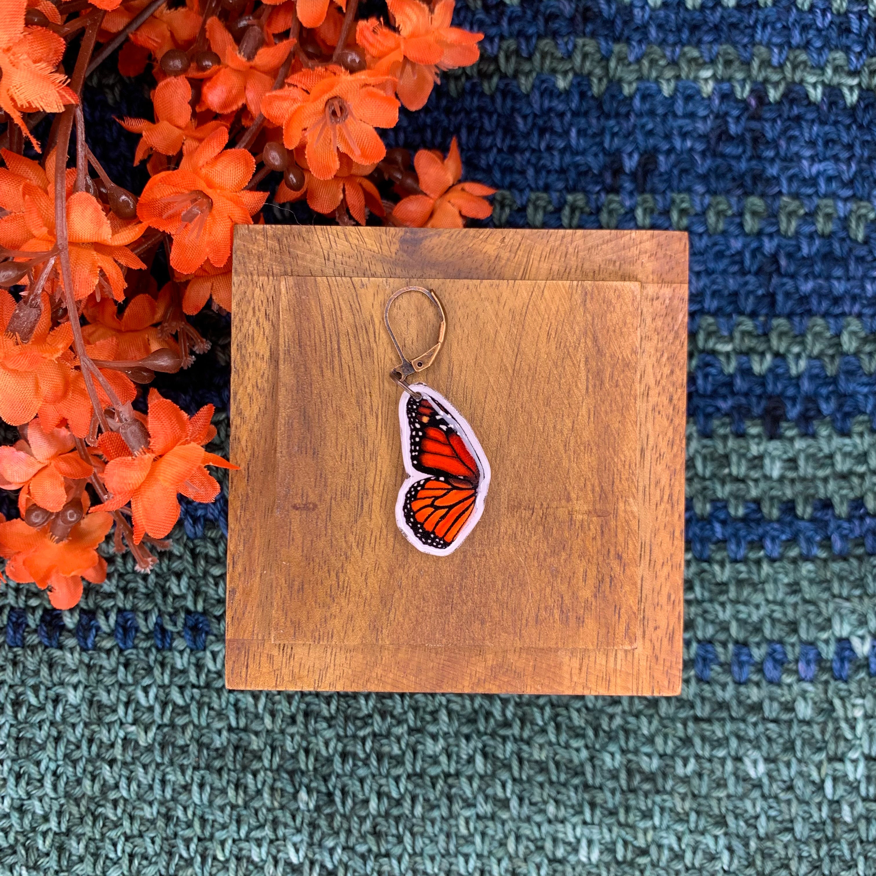 Monarch Wing Stitch Marker