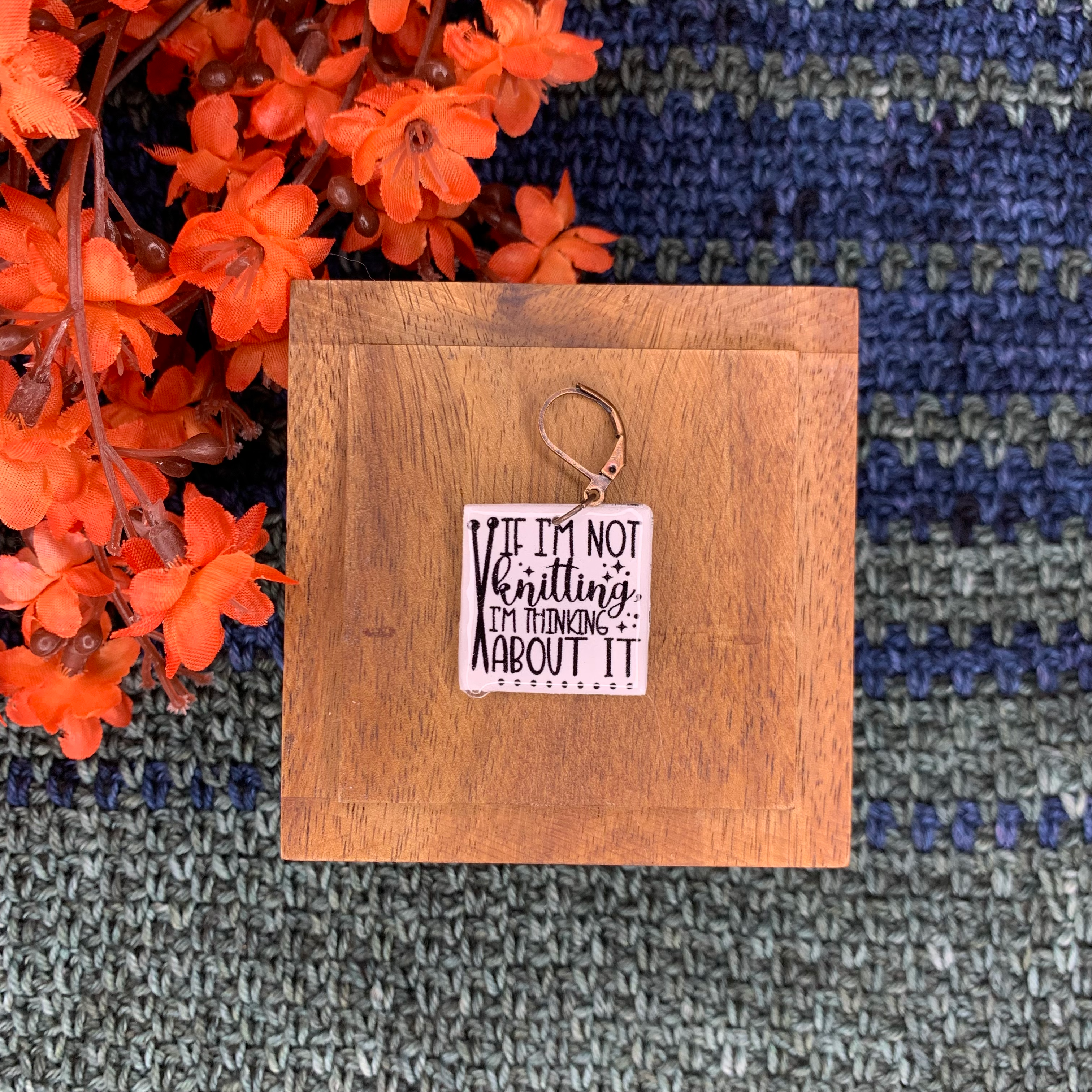Thinking About Knitting Stitch Marker